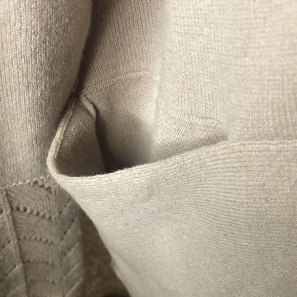 Gold Hawk Wool and Cashmere Sweater Size M Lagenlook, Beigecore, Old Money - Picture 4 of 16